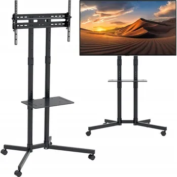 Televizní držák Stojan / vozík na TV Maclean, 32-70", na kolečkách, max. 40 kg, MC-951
