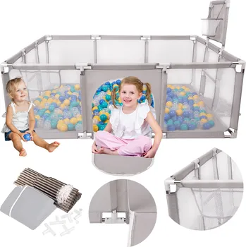 Dětská ohrádka Dětská Ohrádka Hřiště Koš Branky 200 míčků