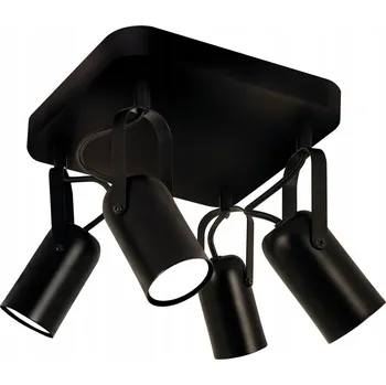 STRUHM Čtyřnásobné stropní/nástěnné svítidlo - reflektor LOFTA GU10 černé