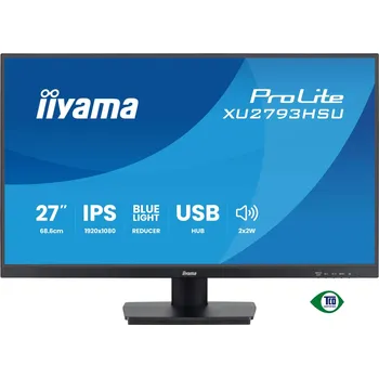 Monitor iiyama ProLite/XU2793HSU-B7/27"/IPS/FHD/100Hz/1ms/Black/3R