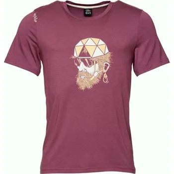 Pánské tričko Triko Chillaz EXPLORER KR pánské Barva: dark bordeaux, Velikost: S