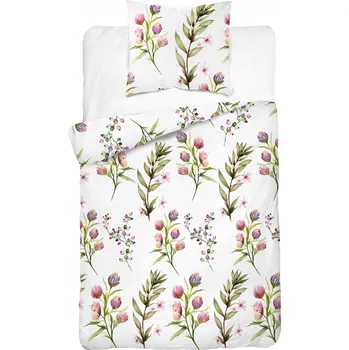 Povlečení Povlečení Saténové 140x200 Květiny Jarní
