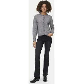 Dámský svetr ONLY Kardigan Camille 15349639 Šedá Regular Fit XL