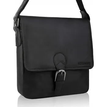 Betlewski sportovní taška z pravé kůže, bez vzoru