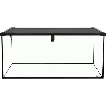 Terarium skleněné s černou síťkou 120 x 60 x 50 cm výška, vrchní otvítrání