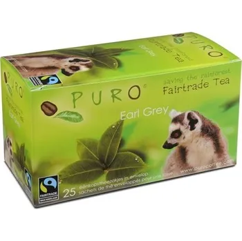 Čaj Černý čaj Puro - Earl Grey,Fairtrade,Bio,25x1,5 g