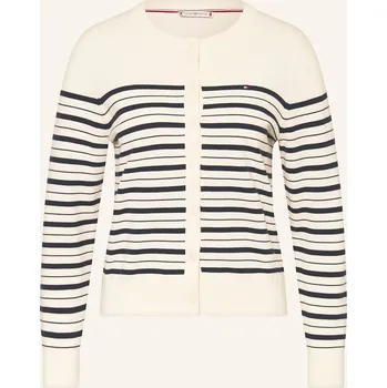 Dámský svetr Tommy Hilfiger Dámský Pletený Kardigan, režná / tmavě modrá, 42