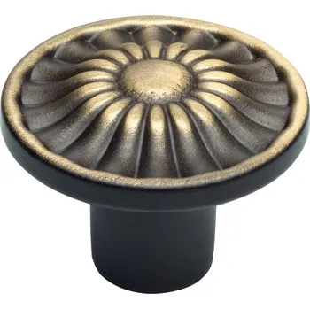 Nábytkové kování Linea Cali DAISY 1070PB knopka 30mm celomosazná