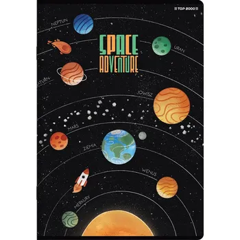 Sešit Sešit A5, linkovaný (3 linky), TOP-2000, 16 listů