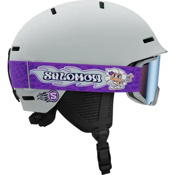 Sportovní chránič Lyžařská helma Salomon Player Combo + brýle Velikost: 49-53 ice flow