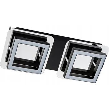 Stropní svítidlo přisazené Horoz 10 W integrovaný LED zdroj 28 cm stříbrné