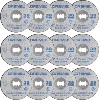 Vrták Dremel Řezný kotouč SpeedClic SC 456 B 38x1,25 mm 12 Ks