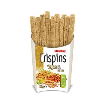 Luštěnina Tyčinka Crispins Vegan natur 60 g BIO EXTRUDO