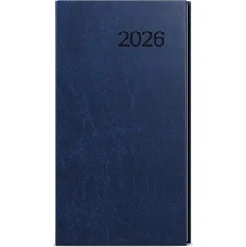 Diář Baloušek Tisk - Jakub - Vivella - týdenní diář 2026, modrý, kapesní