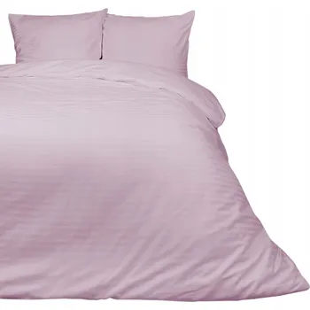 Povlečení Povlečení LUX Cizgili Saténové 180x200 Šeříková