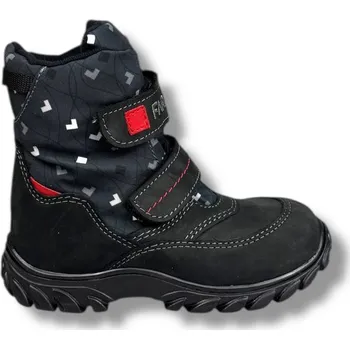 Dívčí zimní obuv Dětská zimní obuv s membránou Fare - Černé - 27