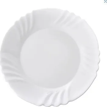 Talíř ORION Talíř opál. sklo mělký LUNA vlnky kul. pr. 25 cm