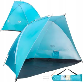 Stan Velký modrý plážový stan 120 x 260 x 120 cm s UV filtrem Nils Camp NC8030