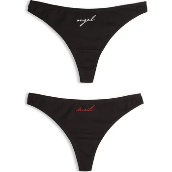 Dámské oblečení GATE Balení 2 bavlněných tanga kalhotek 40 625-0096/89