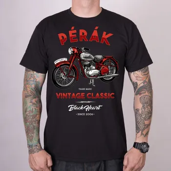 Pánské Triko BLACK HEART PÉRÁK Barva: Černá, Velikost: XL