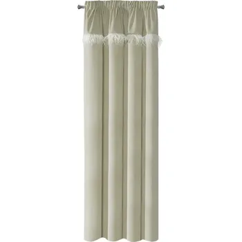 HOTOVÝ ZÁVĚS NILA NA PÁSCE 140X250 CM BÉŽOVÁ