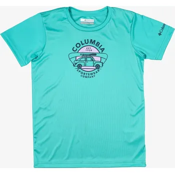 Pánské tričko Dívčí tričko Columbia Mirror Creek SS Graphic Shirt - geyser XXS