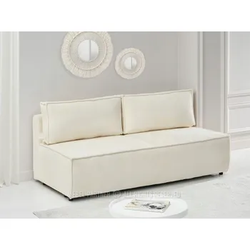 Pohovka Pohovka Mebel-Partner 190 x 100 cm béžová látka