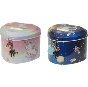 Pokladnička Pokladnička se zámkem Swede Jednorožec růžová