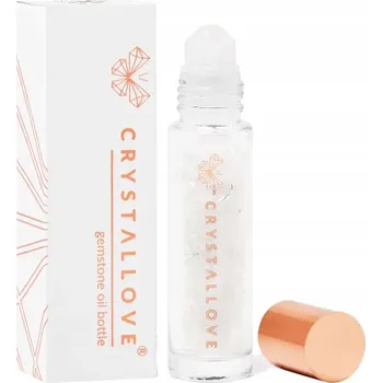 CRYSTALLOVE Lahvička s krystaly na oleje 10 ml – Křišťál horský