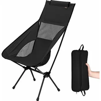 Ultralehké skládací křeslo NILS Camp NC3321 černé