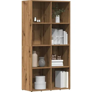 Knihovna Regál VidaXL 1 cm x 1 cm x 1 cm dub