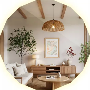 Zrcadlo Zrcadlo LED Mnohoúhelník Premium na Zeď do Obýváku a Moderní Koupelny