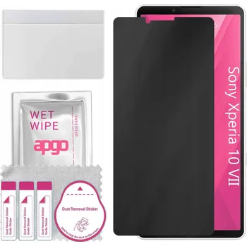 Pouzdro na mobilní telefon Sklo s filtrem soukromí pro Sony Xperia 10 VII, PRIVACY