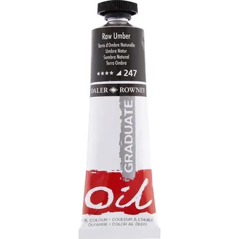 Olejová barva Daler & Rowney Graduate Oil 38 ml - raw umber 247