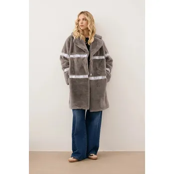 Kabát Bizuu FLORENCE FLORENCE.TAUPE hnědá 98X, vel. 40