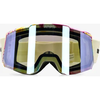 Lyžařské brýle 100% Snowcraft S Hiper - zrcadlové stříbrné sklo