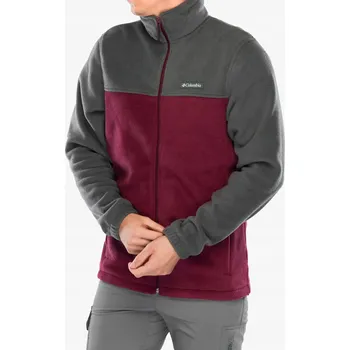 Pánská mikina Fleecová Mikina Columbia Steens Mountain 2.0 - žralok/bohaté víno S