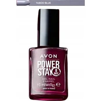 Lak na nehty Avon Power Stay Taboo Blue 10 ml lak na nehty