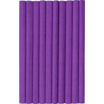 Obraz Krepový papír CREATINIO (10) 50x200 fialový