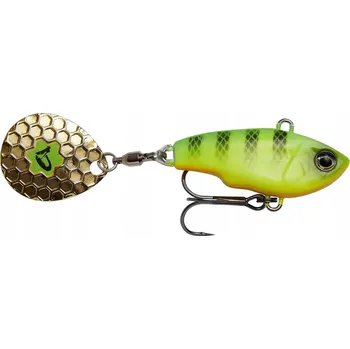 Umělá nástraha Rotační třpytka Savage Gear Fat Tail Spin 8 cm 24 g Firetiger