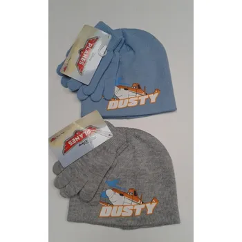 Pokrývka hlavy čepice a rukavice Planes Letadla > varianta 01 - světle modrá AKCE