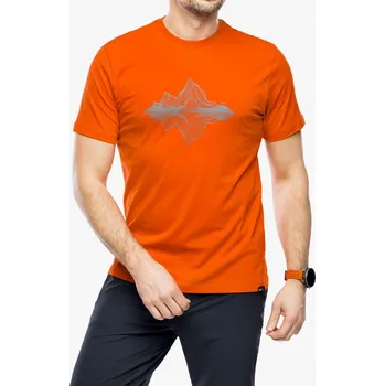 Tričko Helly Hansen F2F Organic Cotton s potiskem - oranžové S