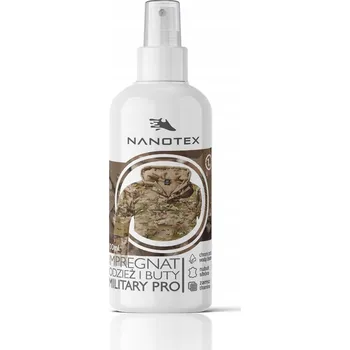 Přípravek pro údržbu obuvi NanoTex impregnace na oděvy MILITARY PRO 100 ml