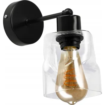 Stropní svítidlo LED Lustr E27 Nástěnné Svítidlo Vinuté Čtverec Průhledný