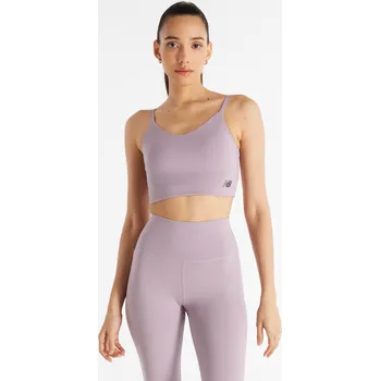 Dámské oblečení Sportovní podprsenka New Balance WB43053ICW – růžové