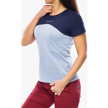 Dámské tričko Dámské bavlněné tričko La Sportiva Roof T-Shirt - stone-blue/deep sea (kamenná modrá/hlubokomořská)