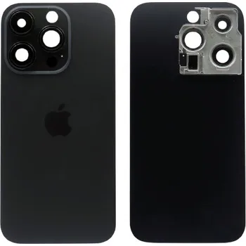 Apple iPhone 14 Pro Zadní Sklo Černé (Space Black) + Sklíčko kamery