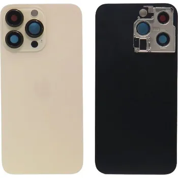 Pouzdro na mobilní telefon Apple Iphone 13 Pro zadní sklo - zlatá barva (Gold)