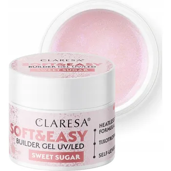 Lak na nehty Claresa Stavební Gel na nehty Soft & Easy Builder Gel 45 g - Sweet Sugar
