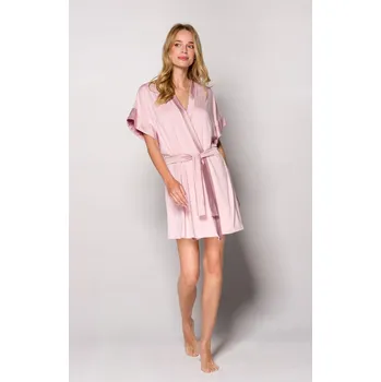 Dámské noční prádlo Dámský župan kimono SABRINA pudrový [L]